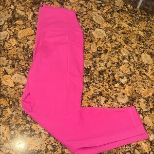 Women’s bright  Pink Active Leggings